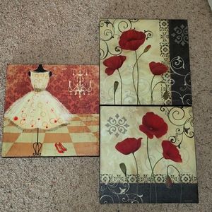 Five Wall Decor Pieces